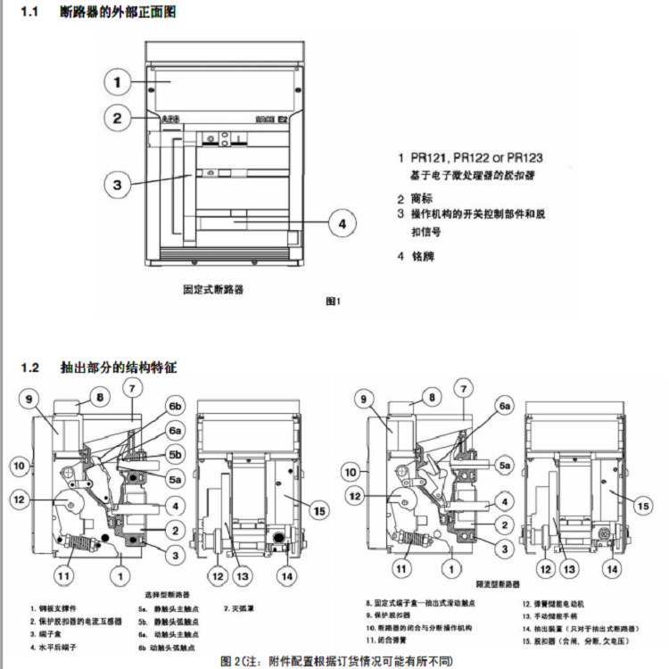 EMAX X1B1000 R400 PR331/P-LI FHR 4P代理ABB空气断路器