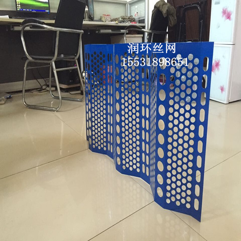 供應煤場防風抑塵網鍍鋅板擋風抑塵墻藍色防塵網