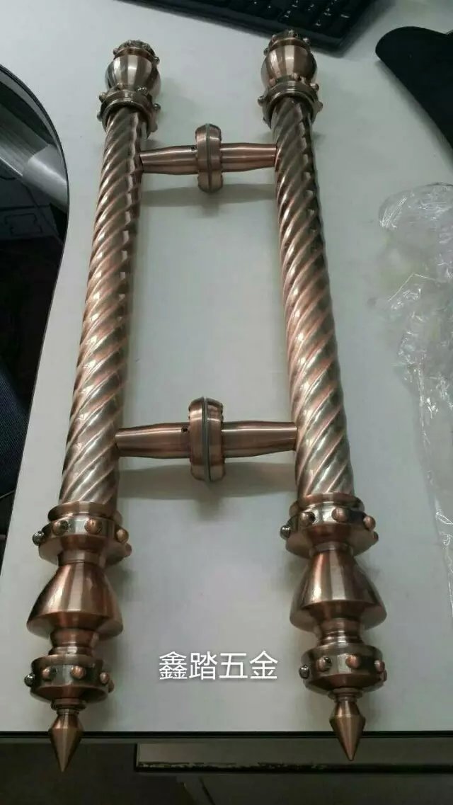 供應用于廣泛應用的豪華古銅別墅大門拉手定制廠家