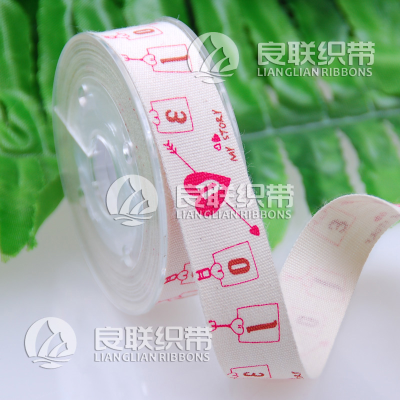 供應(yīng)棉帶織帶印刷，彩色絲帶廠家定制織帶