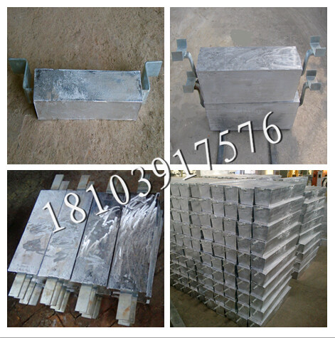 陜西儲罐鋁合金犧牲陽極陰極保護圖片