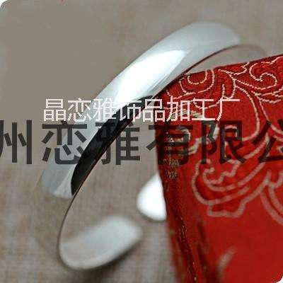 聚緣 999純銀萬足銀開口手鐲圖片/聚緣 999純銀萬足銀開口手鐲樣板圖 (1)