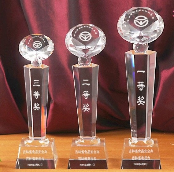 水晶獎杯獎圖片/水晶獎杯獎樣板圖 (2)