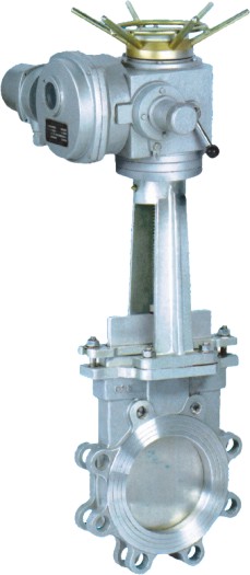 電動單夾式刀型閘閥圖片/電動單夾式刀型閘閥樣板圖 (1)