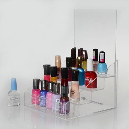 廠家批發(fā)亞克力65瓶指甲油展示架圖片