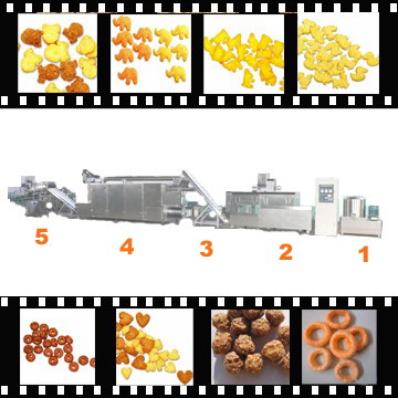 膨化食品生產(chǎn)線玉米膨化機(jī)大米膨化圖片