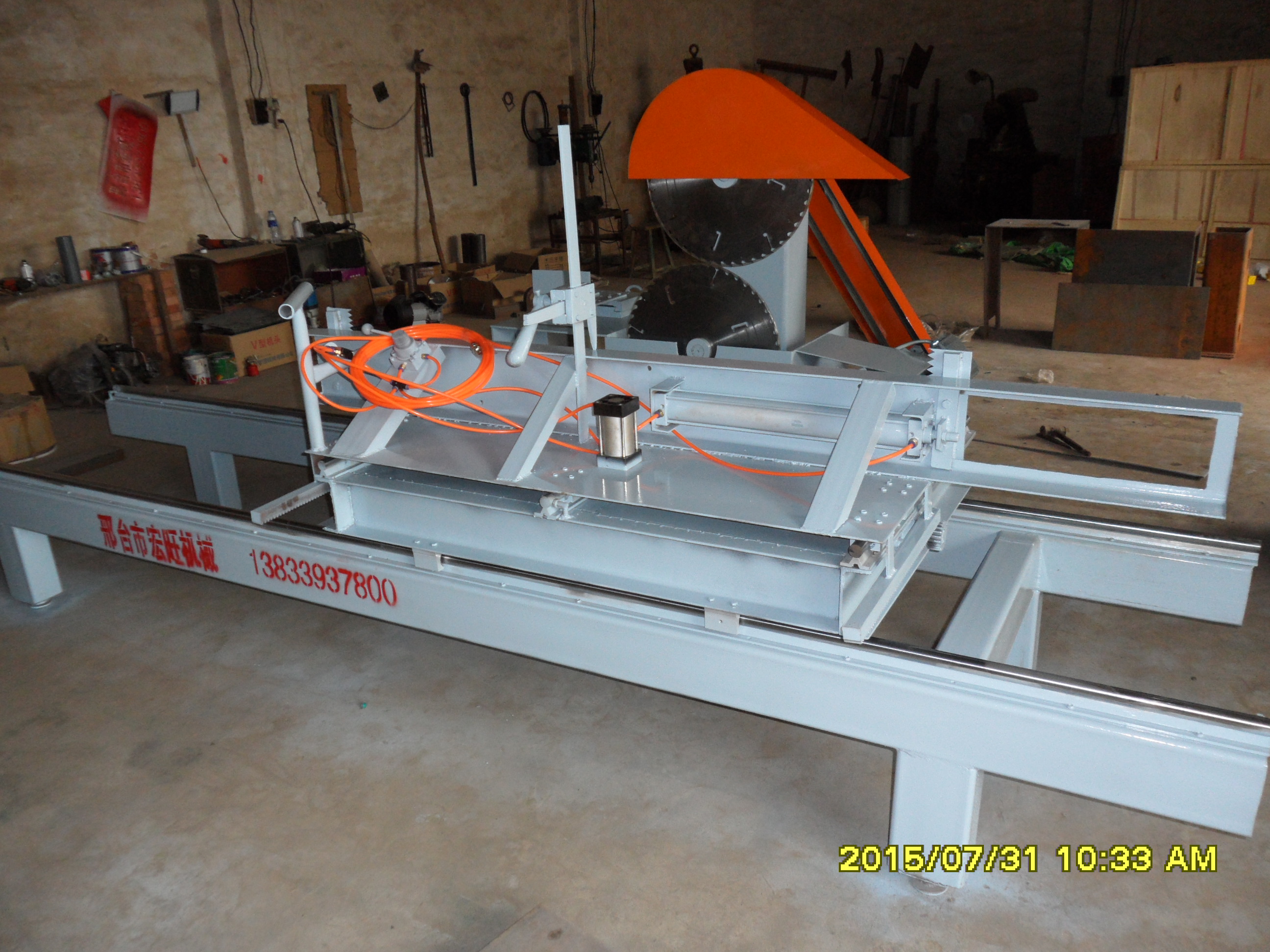 圓木推臺(tái)鋸圖片/圓木推臺(tái)鋸樣板圖 (3)