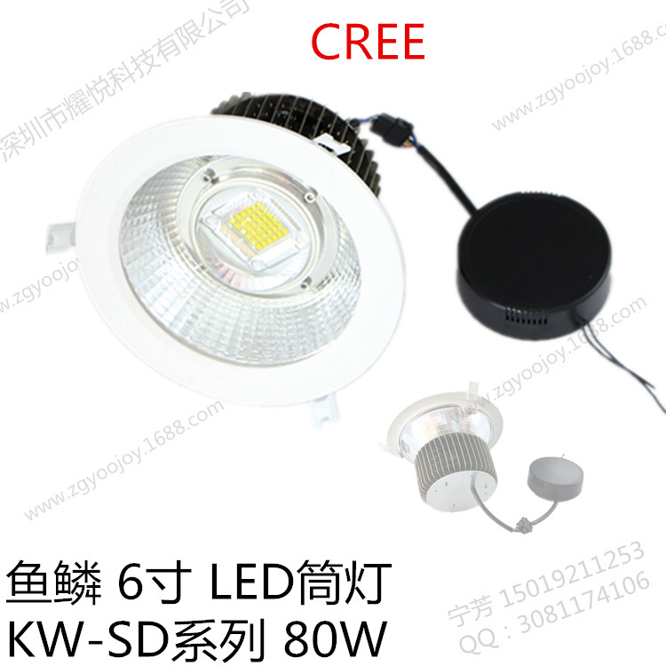 供应明装筒灯80W 60W 40W 100W LED筒灯