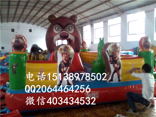 熊出沒小型城堡蹦蹦床圖片