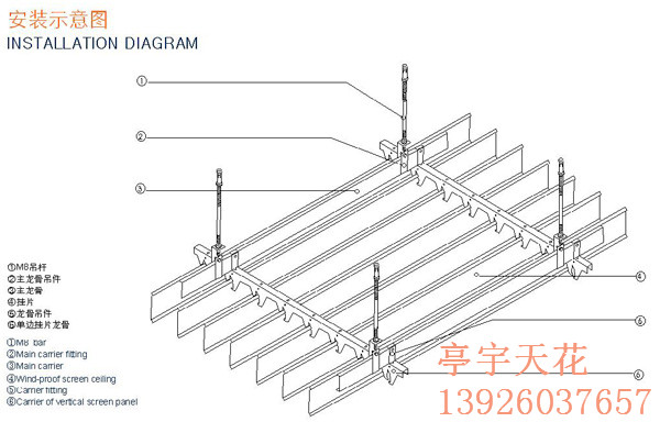2015鋁方通掛片價格圖片