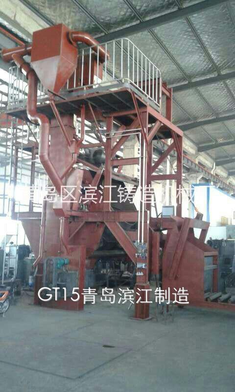 青島濱江鑄機供應QG15傾斜滾筒拋丸清理機