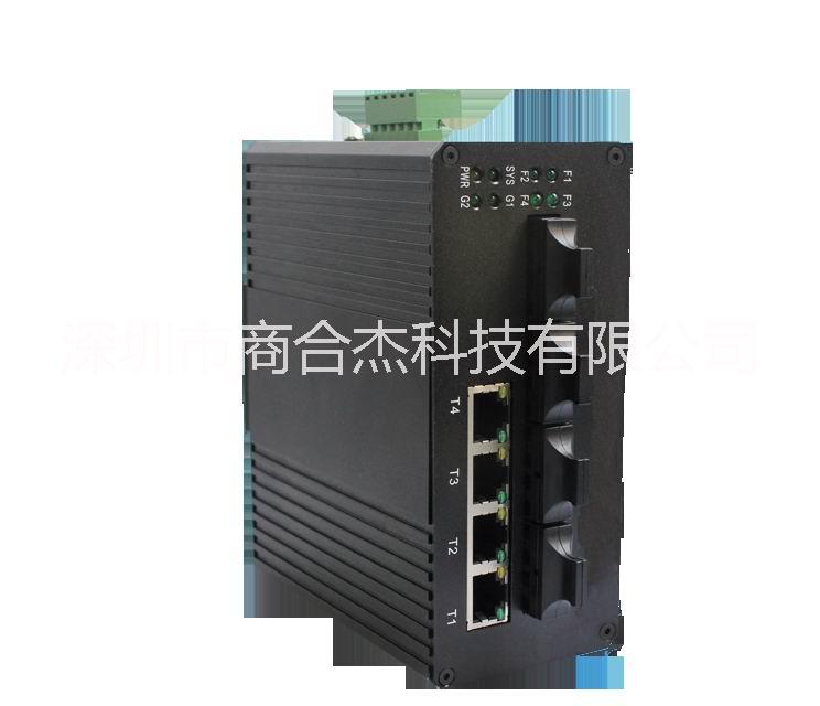 供应易睿信4口网管型工业交换机E-640W-4F-4T图片