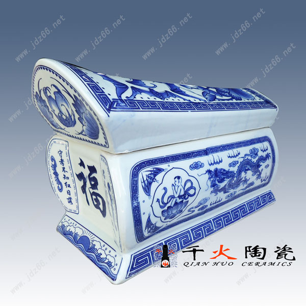 骨灰盒  陶瓷骨灰盒 景德鎮(zhèn)批發(fā)廠圖片