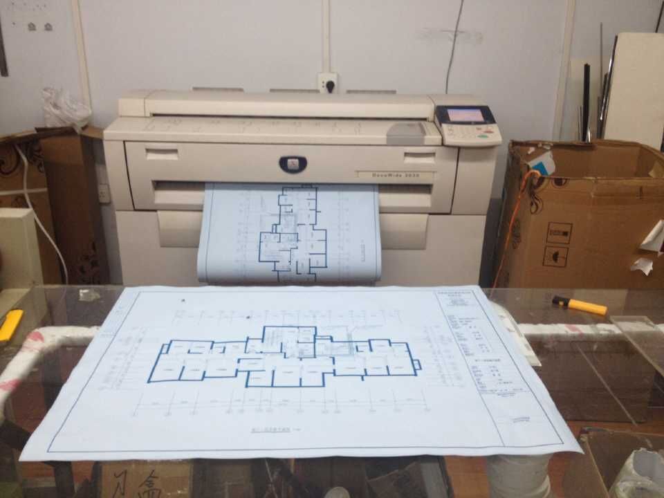 鄭州專業(yè)數(shù)碼激光藍圖打印圖片