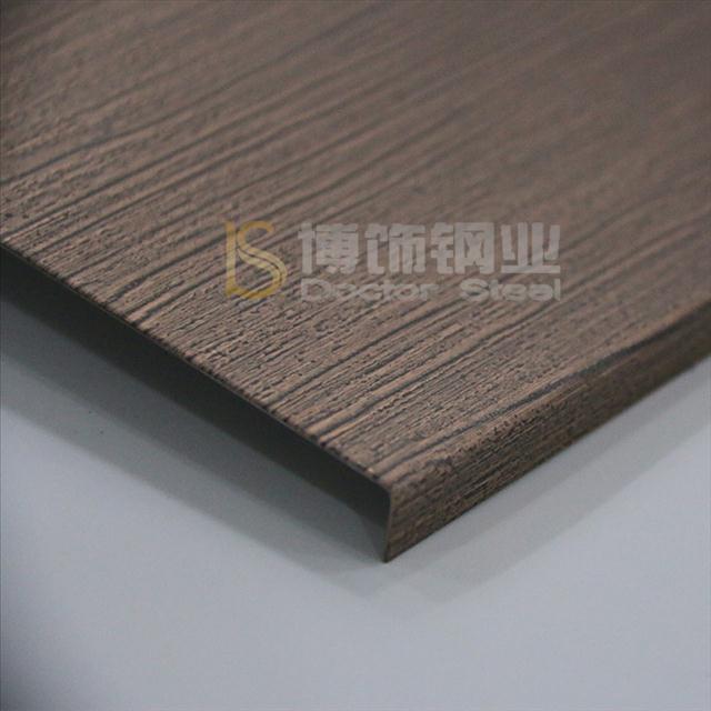 304不銹鋼2號啞光紅古銅木紋板圖片/304不銹鋼2號啞光紅古銅木紋板樣板圖 (4)