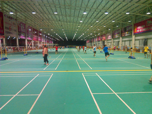 硅PU球場(chǎng)施工圖片/硅PU球場(chǎng)施工樣板圖 (2)