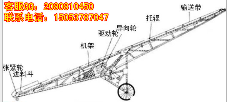 济宁市伸缩机结构 大倾角皮带输送机厂家