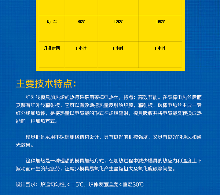 红外线模具加热炉