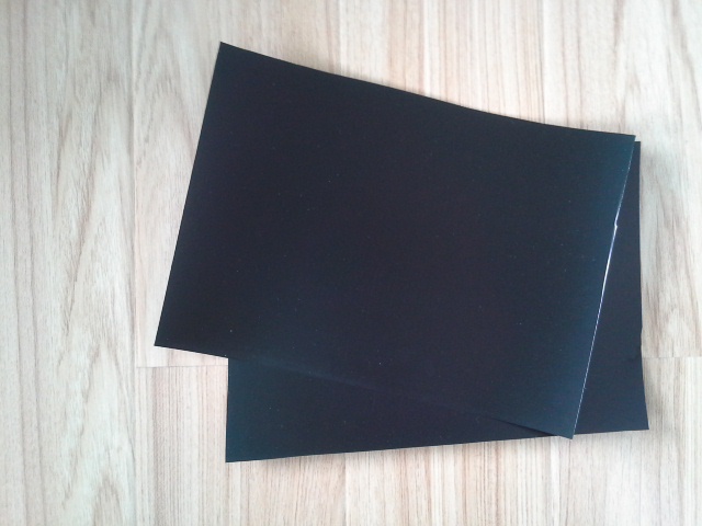 絕緣PC膠片阻燃PC薄膜啞面磨砂黑色磨砂PC薄膜0.175mm