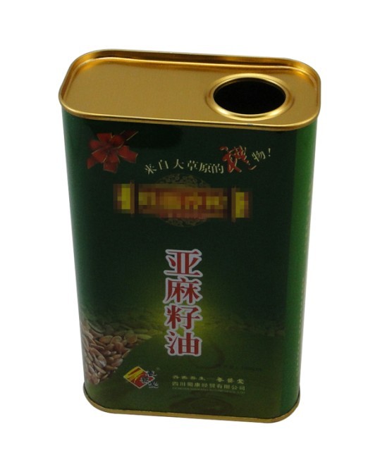 供应1L棉籽油/黄奶油/起酥油铁罐 印铁制罐厂 铁罐包装图片