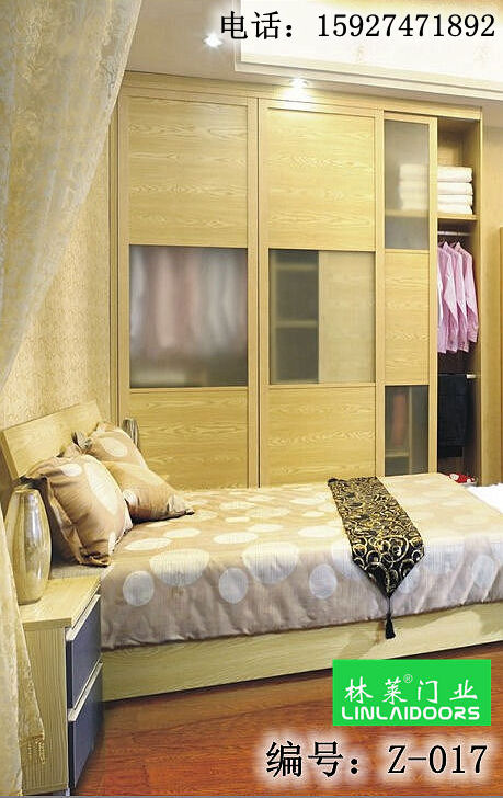 供應(yīng)定制衣柜門Z017武漢林萊門業(yè)