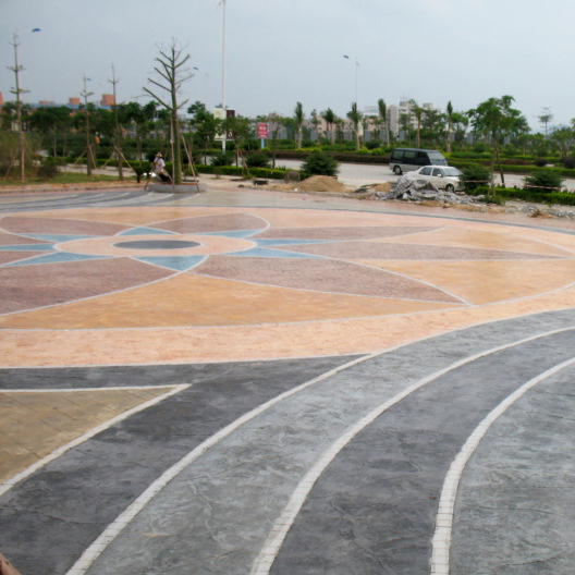 供应用于公园路地|广场路面|景观路面的全国各地供应压花地坪 水泥压印地图片