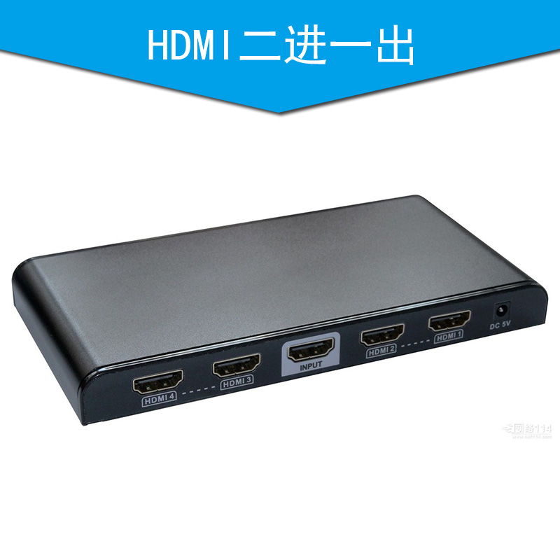 供应HDMI二进一出 HDMI切换器二进一出分支器 HDMI分配器