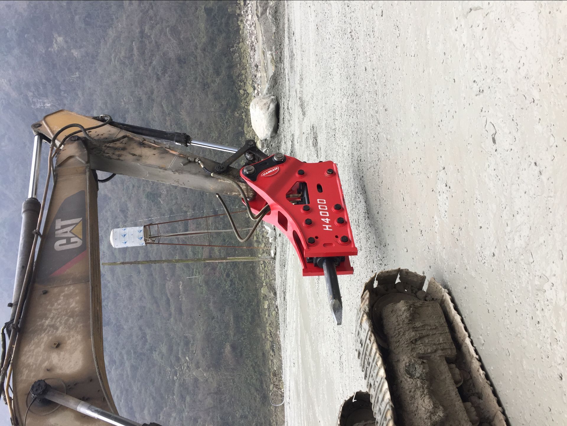 HANBAM大型液壓破碎錘施工圖圖片/HANBAM大型液壓破碎錘施工圖樣板圖 (3)