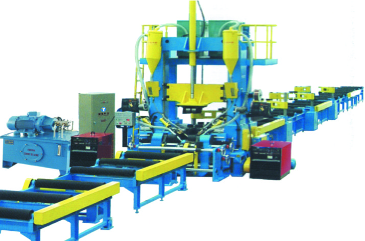 供應(yīng)H型鋼生產(chǎn)線拼焊矯一體機