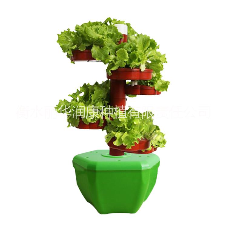 供應螺旋柱式無土栽培設備陽臺種植花盆菜盆