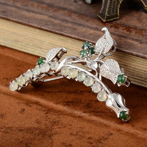 玫瑰胸針加吊墜兩用圖片