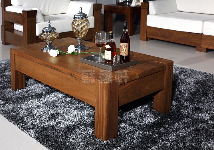 木沙發(fā)茶幾組合圖片/木沙發(fā)茶幾組合樣板圖 (2)