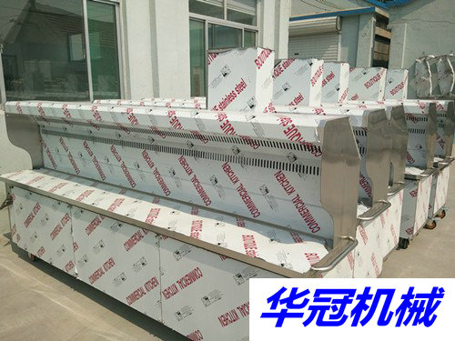 全自動無煙燒烤車圖片