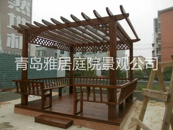 青島防腐木廠戶外木結(jié)構(gòu)圖片