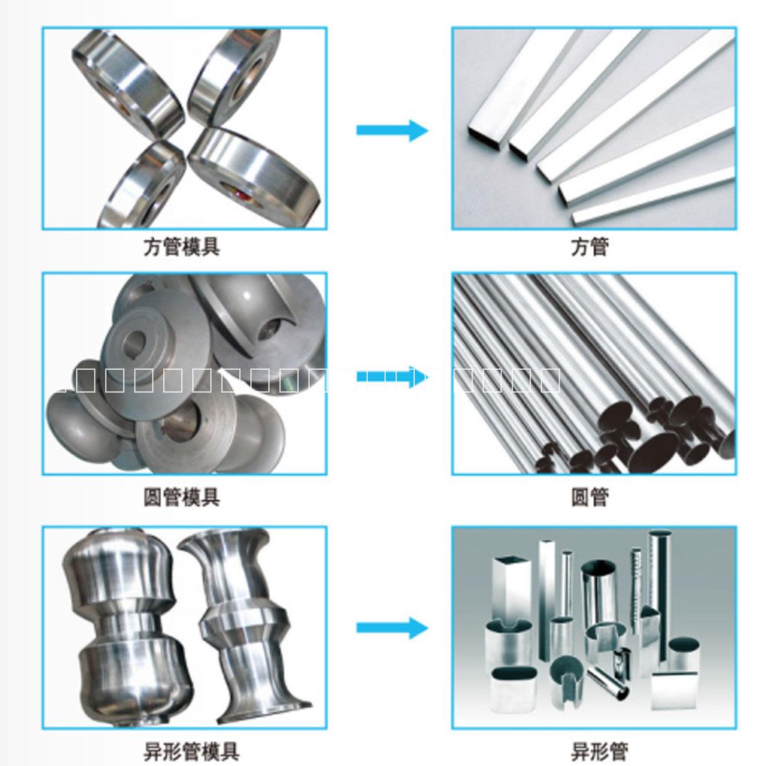 供应高质量不锈钢焊管方管模具