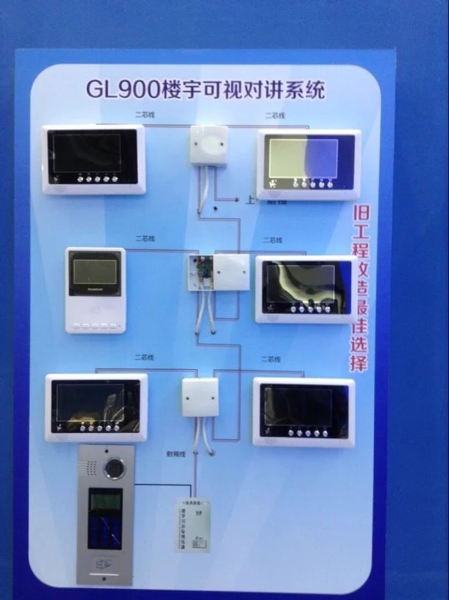 供应楼宇对讲机系统厂家彩色室内分机
