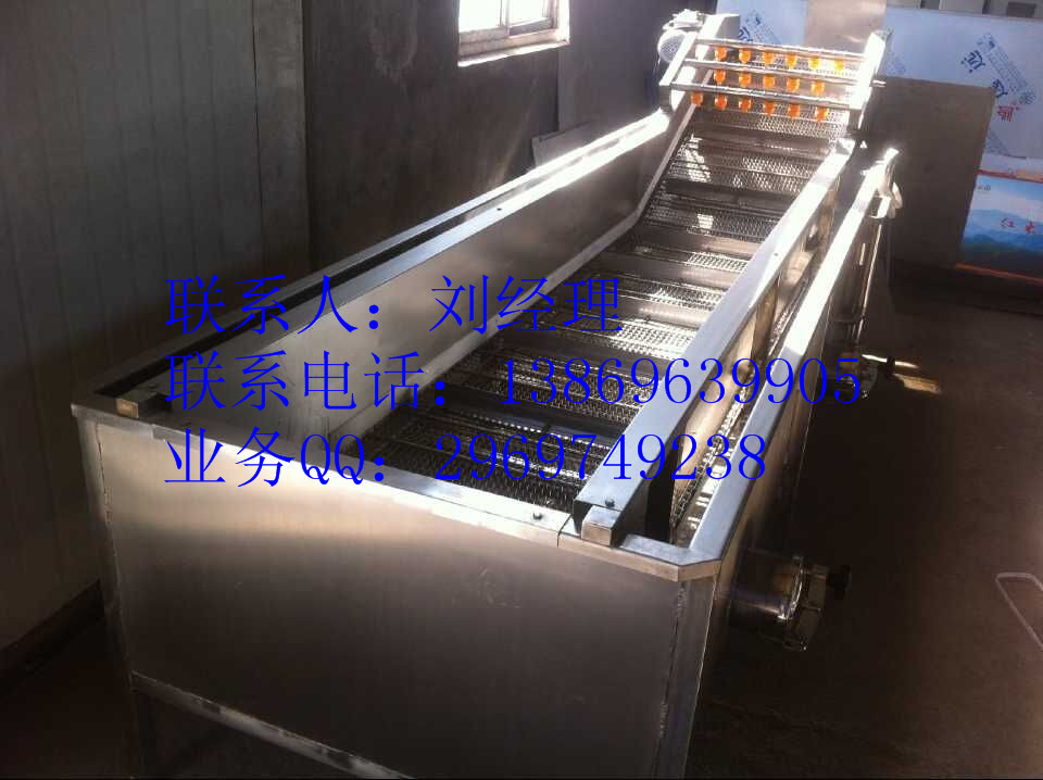 廠家直銷正康氣泡清洗機，草莓清洗圖片