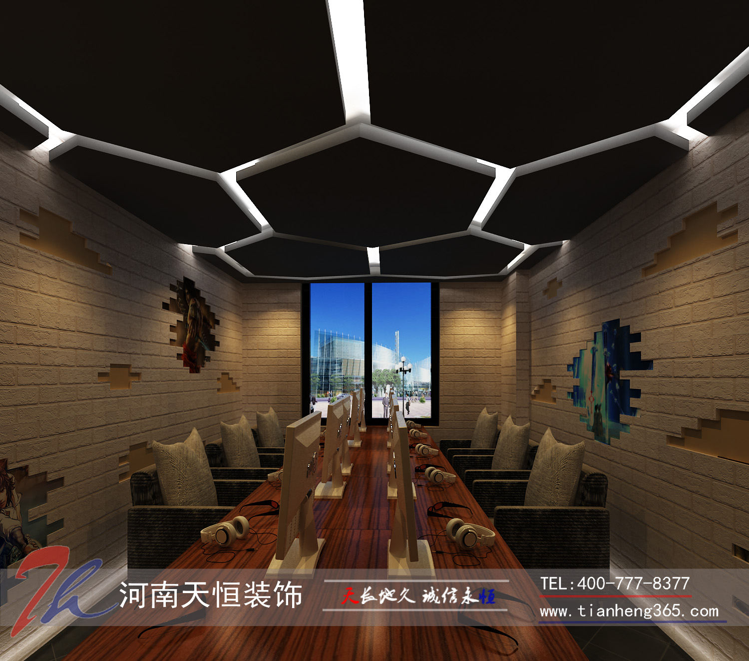 網(wǎng)吧裝修設(shè)計(jì)圖片/網(wǎng)吧裝修設(shè)計(jì)樣板圖 (2)