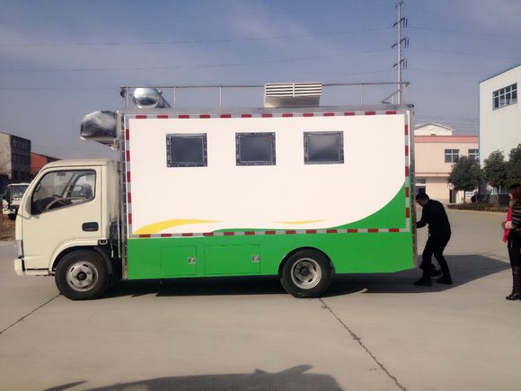 双层客车改移动餐车,汽车 流动 餐车