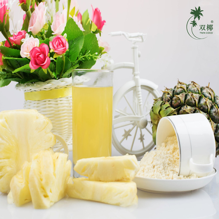 海南雙椰菠蘿粉廠家直銷，供應(yīng)優(yōu)質(zhì)雙椰菠蘿粉，菠蘿粉味道怎么樣