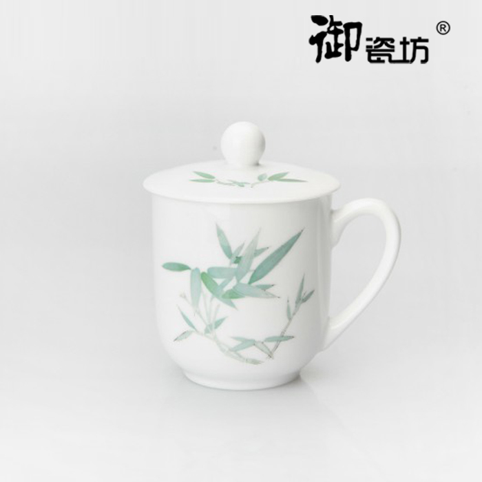 醴陵瓷器釉下彩常委茶水杯图片