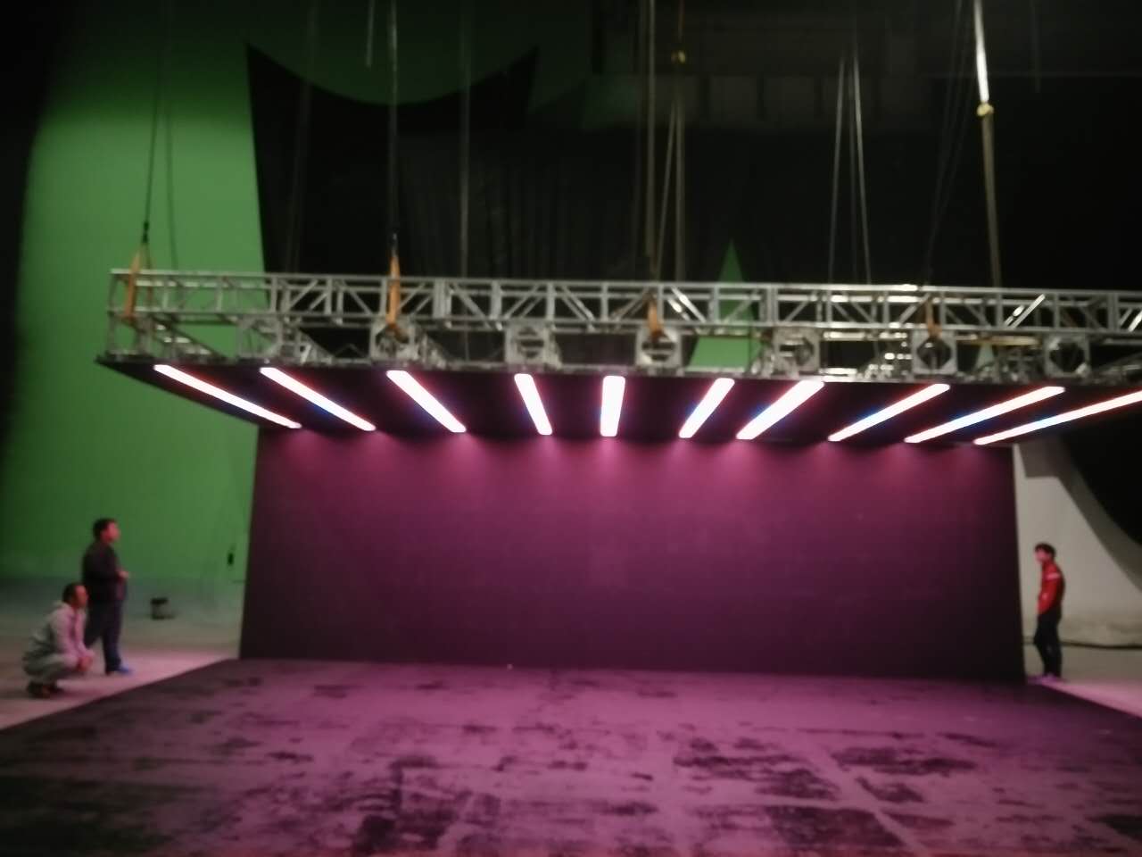 上海晚會桁架背景板搭建  le圖片