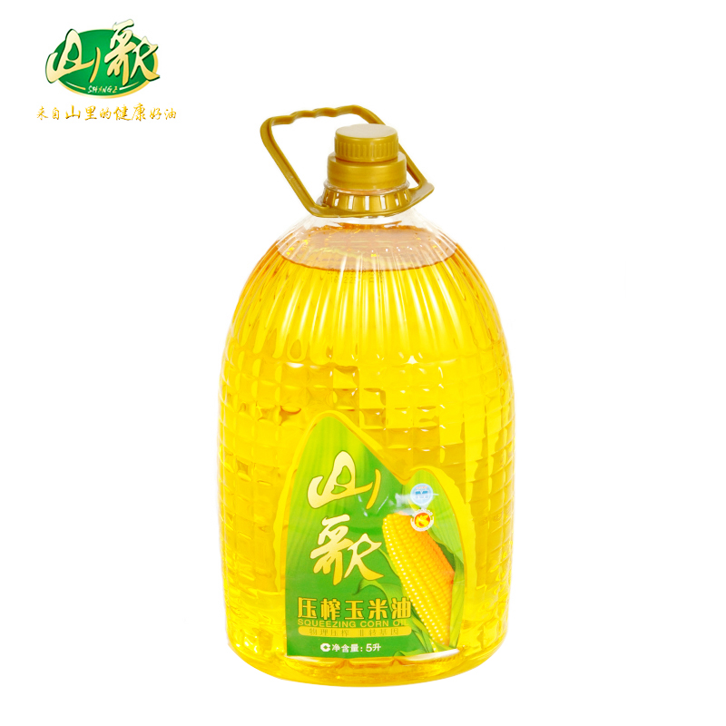 供应山歌一级玉米油5L 非转基因压榨