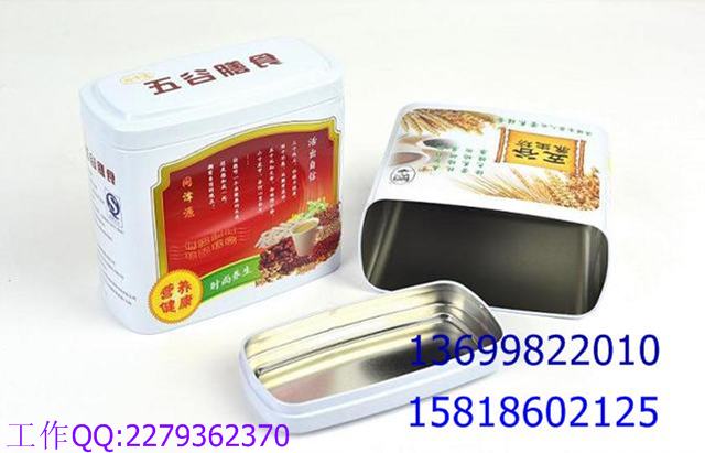 五谷磨粉包裝鐵盒 高檔食品包裝盒圖片