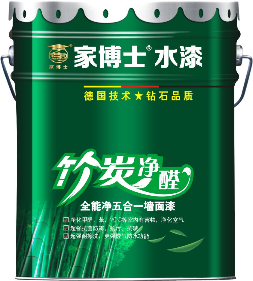 内墙油漆批发 竹炭抗醛墙面漆批发  广东家博士涂料厂家直销图片