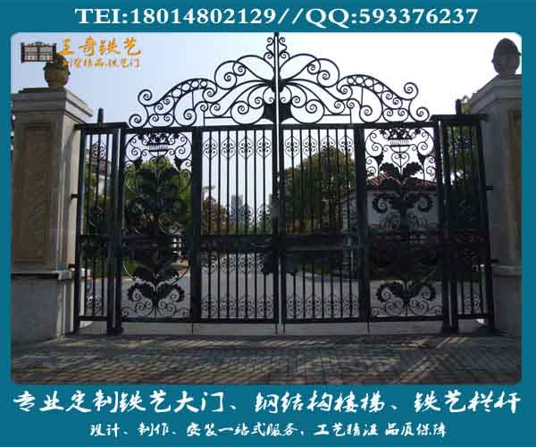 電動(dòng)鐵藝大門(mén)圖片/電動(dòng)鐵藝大門(mén)樣板圖 (4)