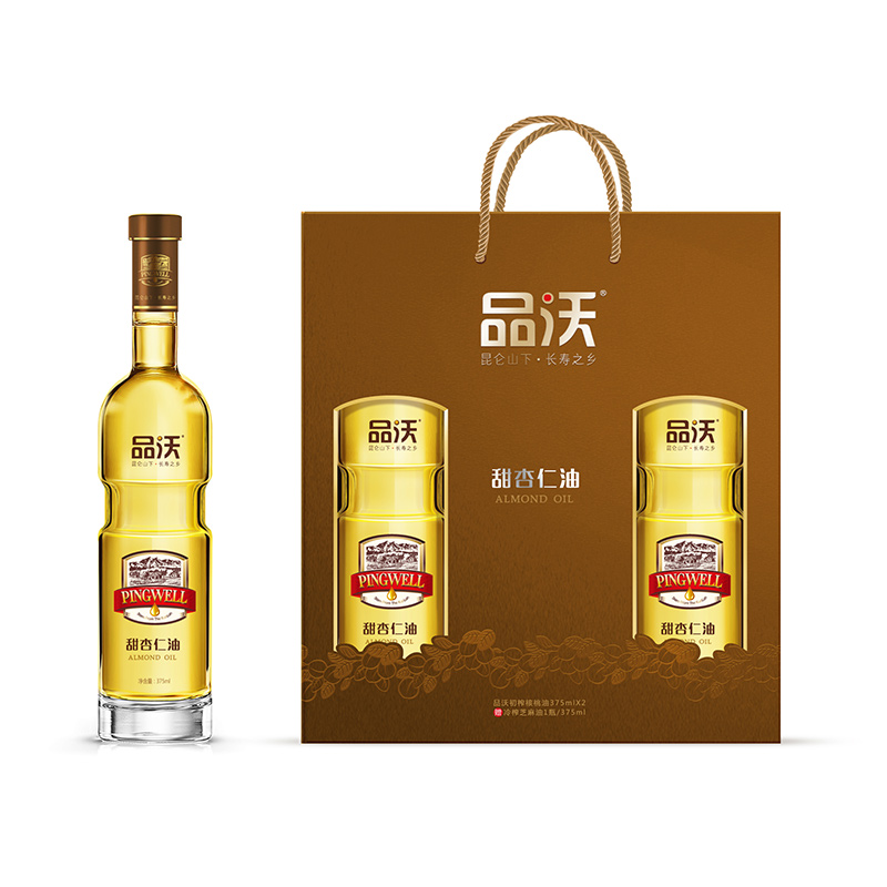 品沃杏仁油禮盒375ml*2圖片