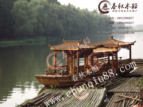 廠家直銷 畫舫船 餐飲旅游觀光圖片