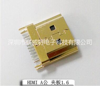 HDMI A TYPE夹板公头图片