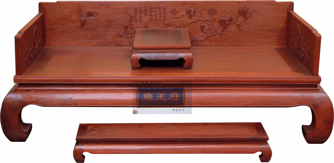 供應(yīng)東陽(yáng)紅木/雍*紅木家具羅漢床
